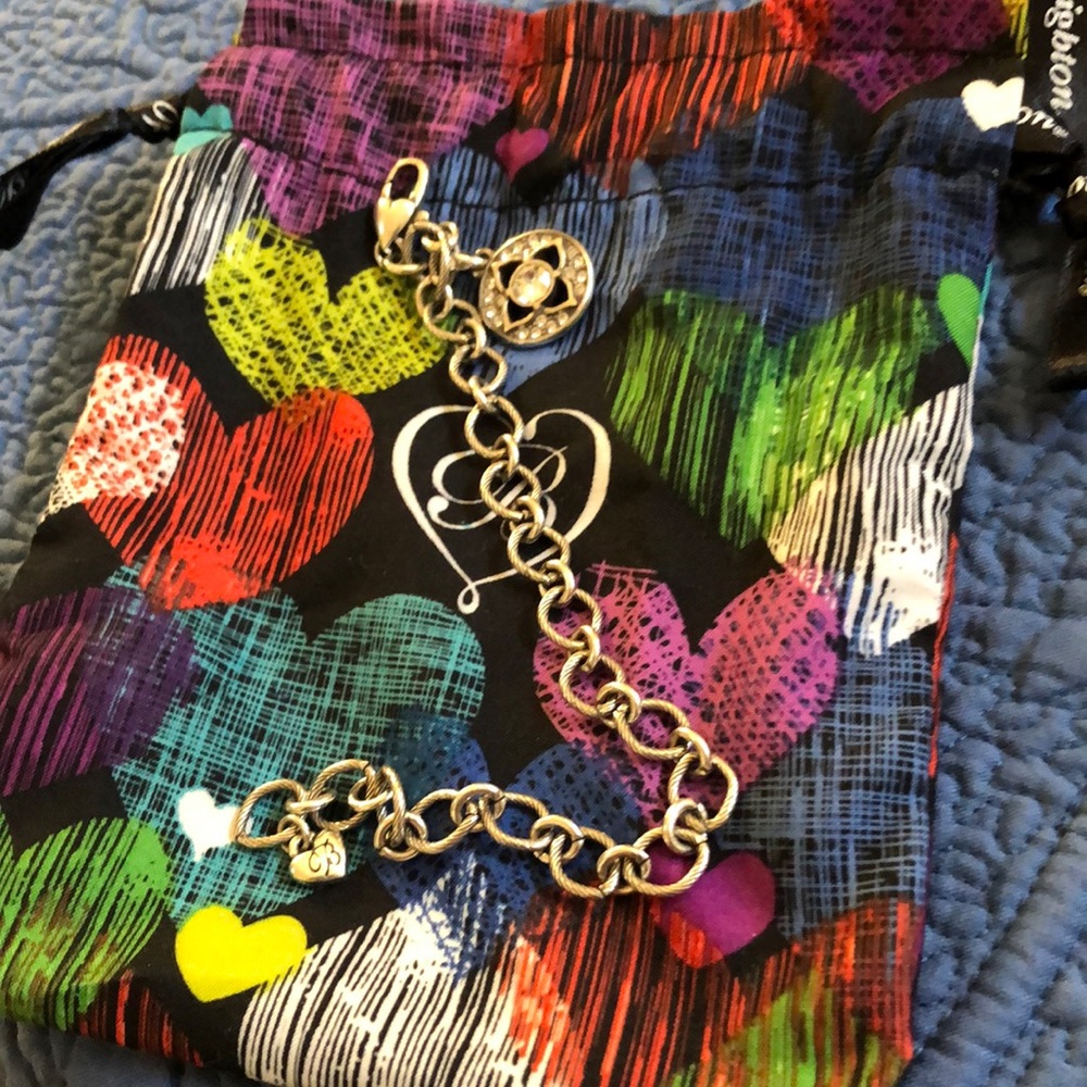 Brighton Crystal Medallion Bracelet